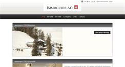 Desktop Screenshot of immoguide.ch